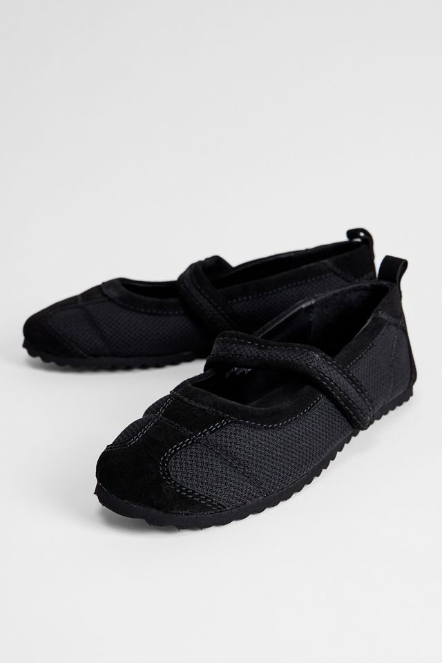 UO Black Sporty Ballerina Shoes #1