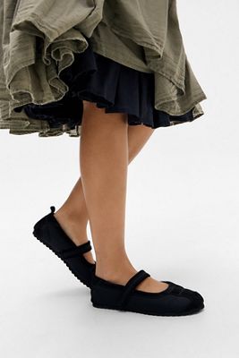 UO Black Sporty Ballerina Shoes