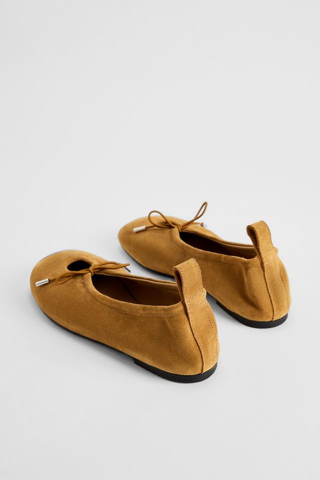 ALOHAS Hellbraune Rosalind Wildleder-Ballettschuhe #2