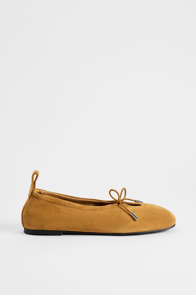 ALOHAS Hellbraune Rosalind Wildleder-Ballettschuhe #3