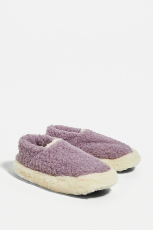 Yoko Wool Slippers Sea Slippers Yoko Wool Lilac Siberian Slippers