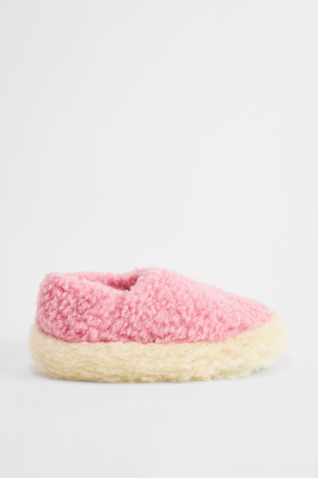 Yoko Pink Wool Slippers #1