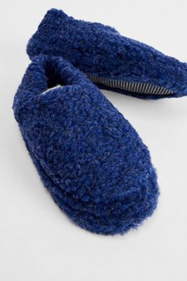 Pantofole Yoko in Lana Navy