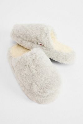 Pantofole Yoko in Lana Grigio Chiaro