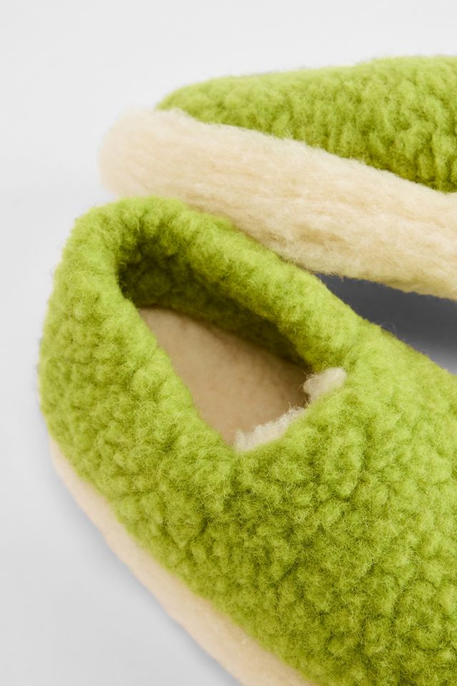 Pantofole Yoko in Lana Verde #3