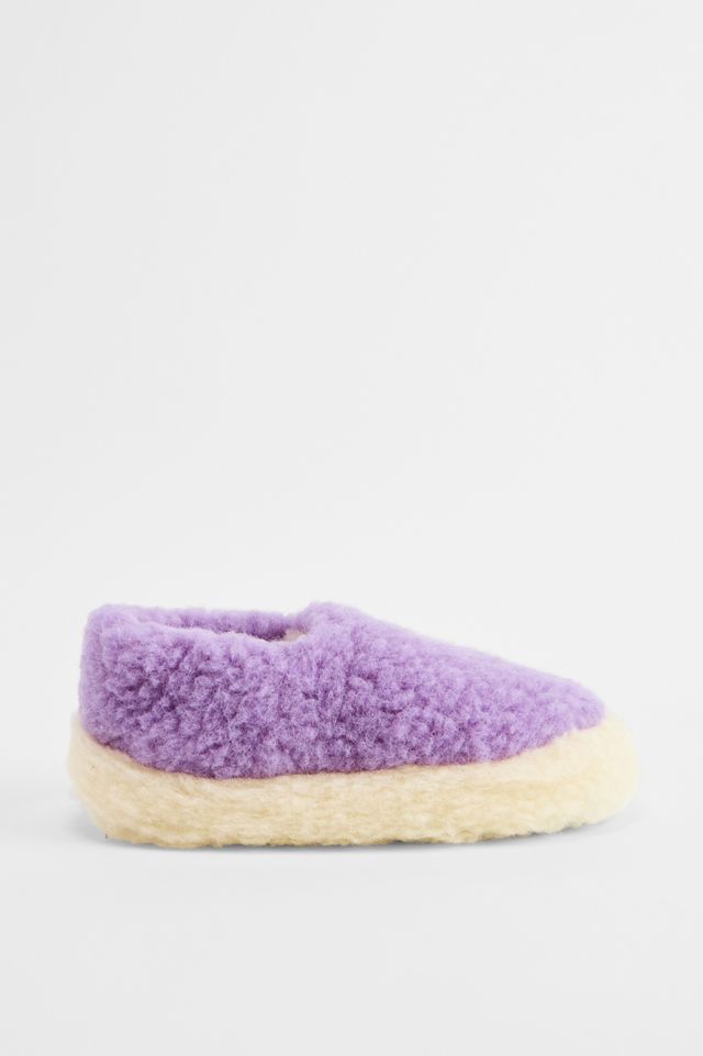 Yoko Wool Lilac Full Slippers #2