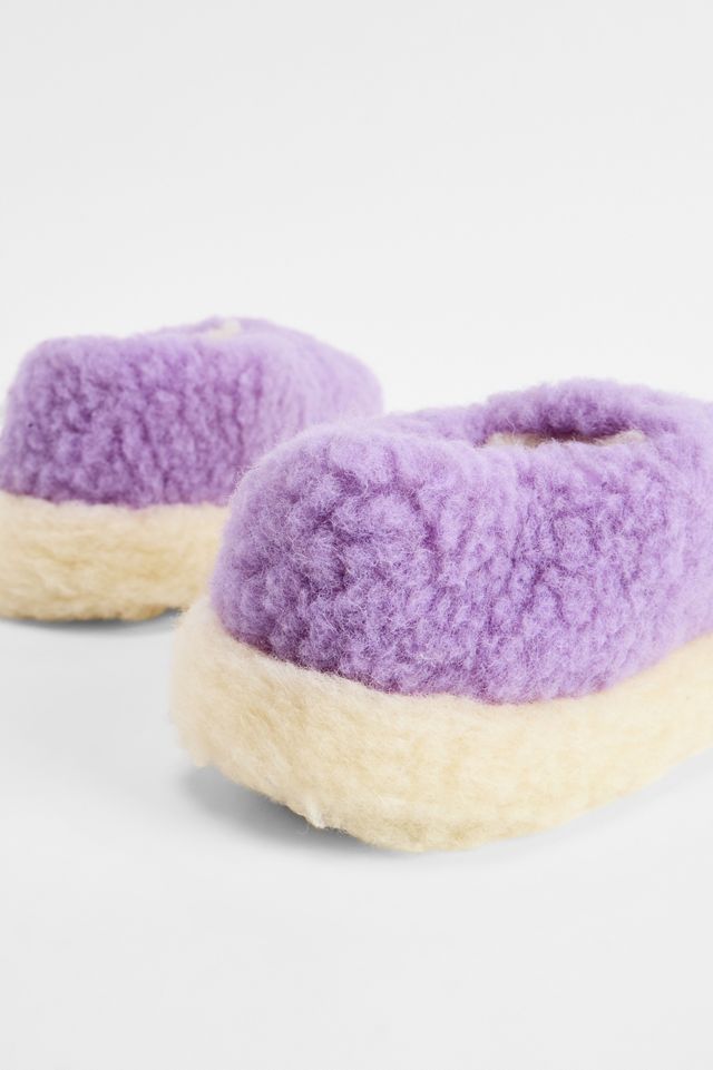 Yoko Wool Lilac Full Slippers #3