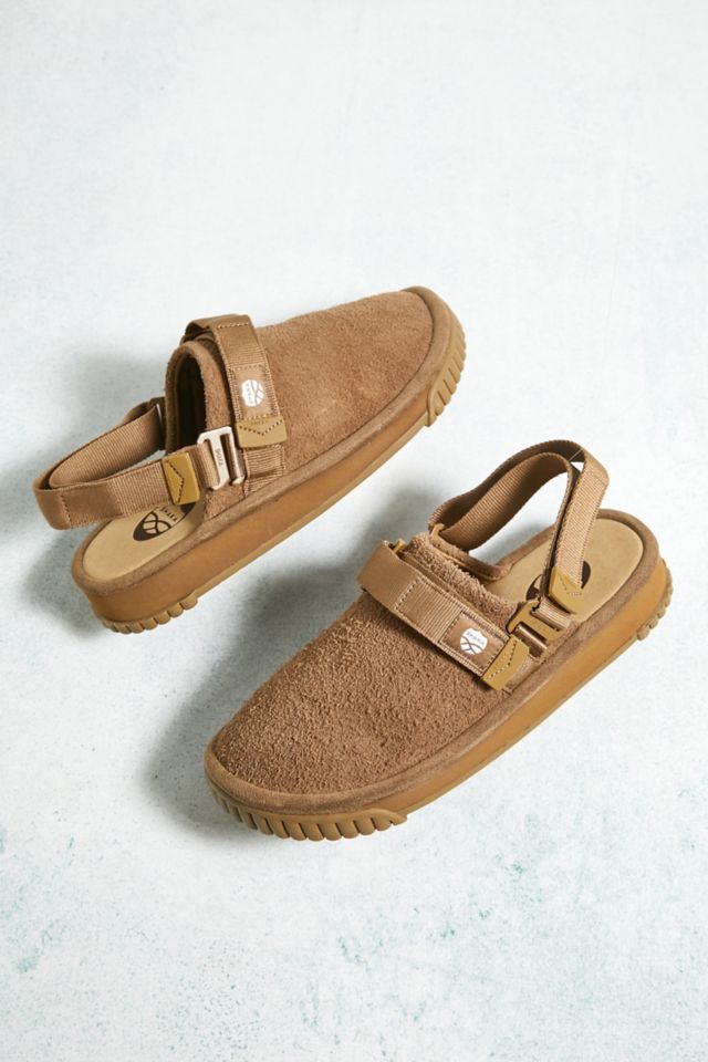 SHAKA Tan Snug Suede Clogs Urban Outfitters UK