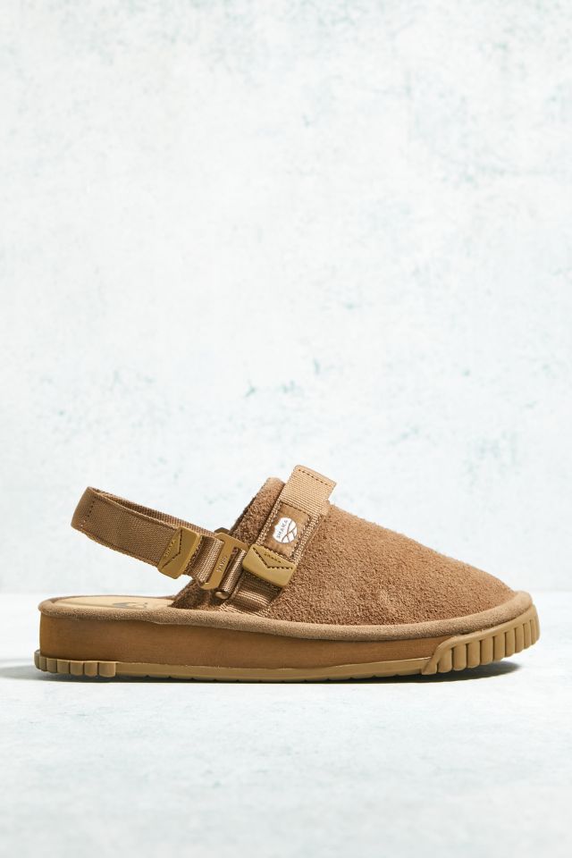 SHAKA Tan Snug Suede Clogs