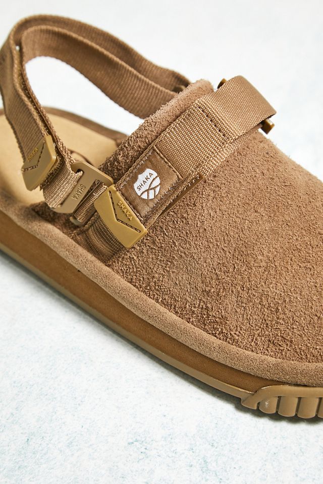 SHAKA – Wildleder-Clogs „Snug" in Hellbraun #3