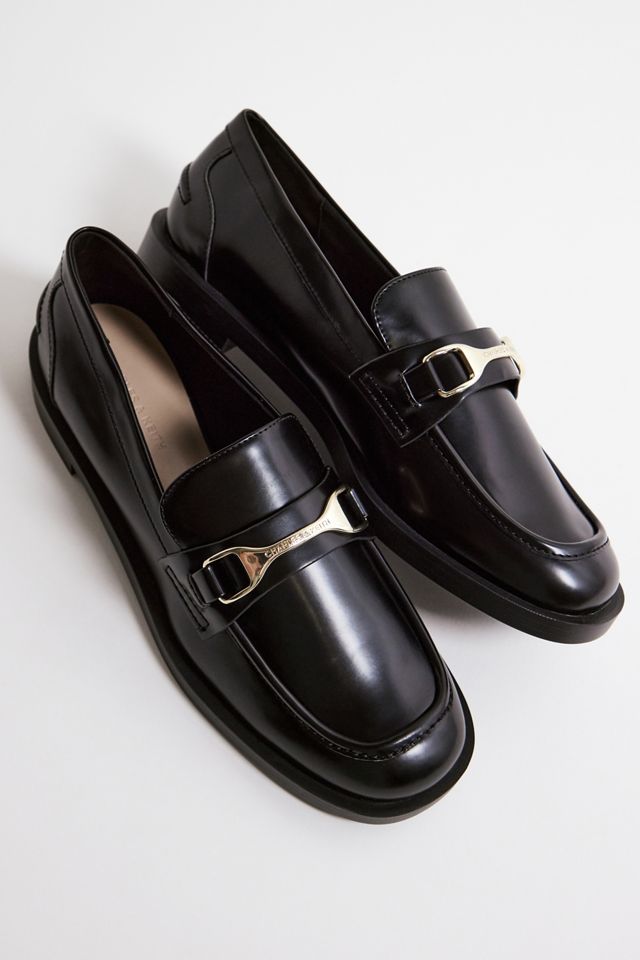 Charles & Keith Black Loafers #1