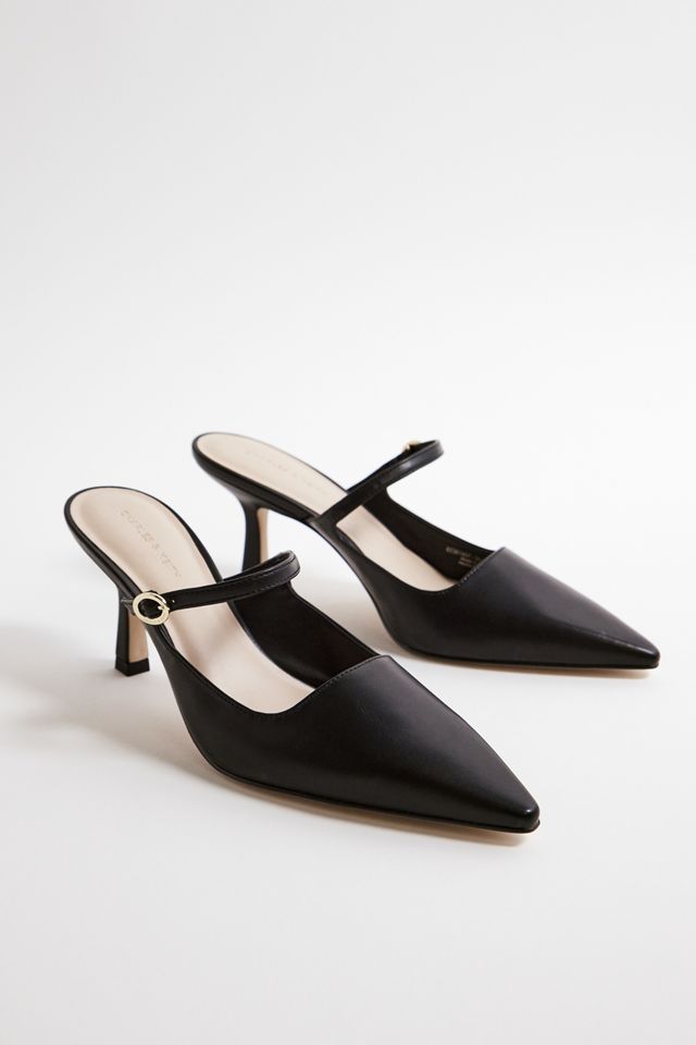 Charles & Keith Black Mules #1