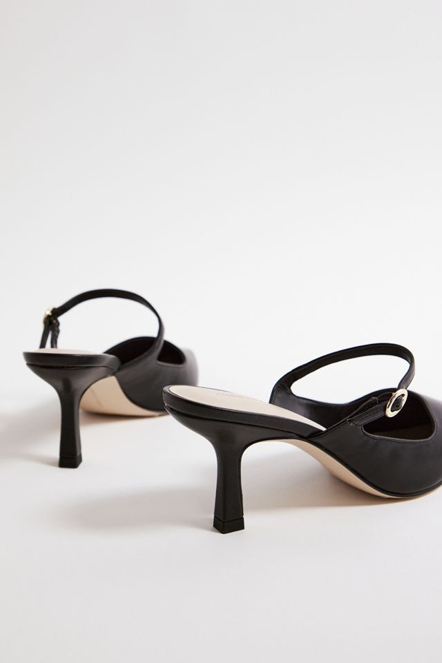 Charles & Keith Black Mules #3