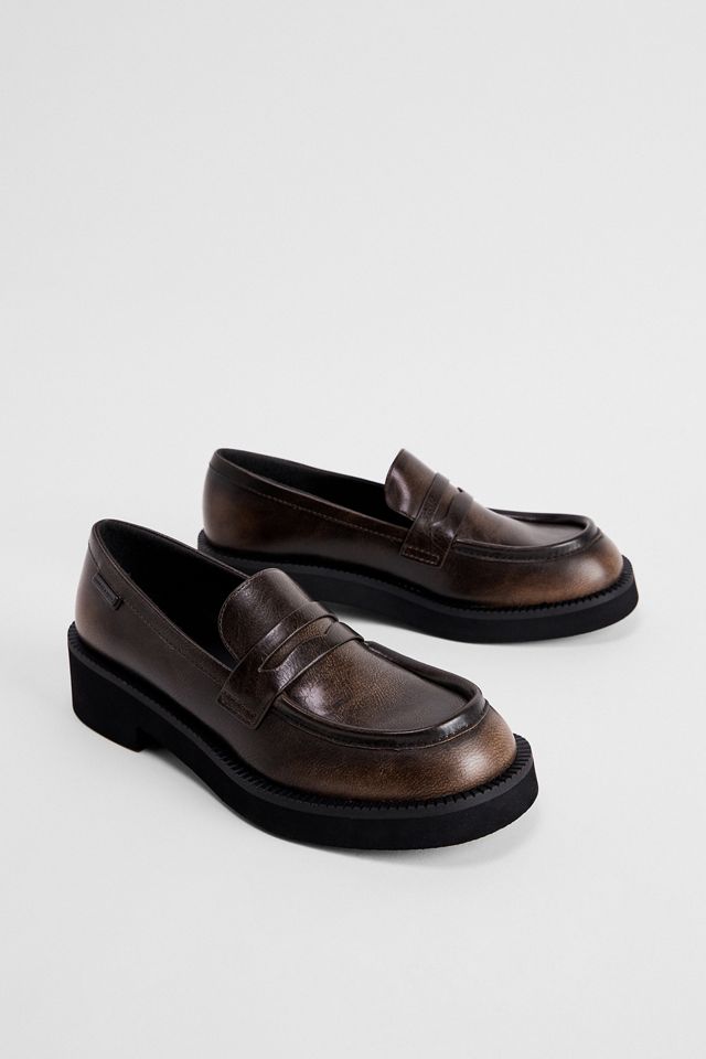 Charles & Keith Burnished Brown Loafers #1