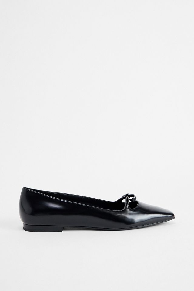 Charles & Keith Black Bow Ballerina Shoes #2