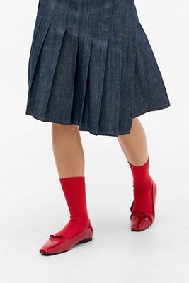 Charles & Keith Scarpe Ballerina con Fiocco Rosso