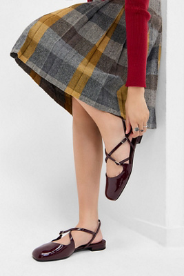 Chaussures Mary Jane Ouvertes Bordeaux en taille: UK 6 - Charles & Keith - Modalova