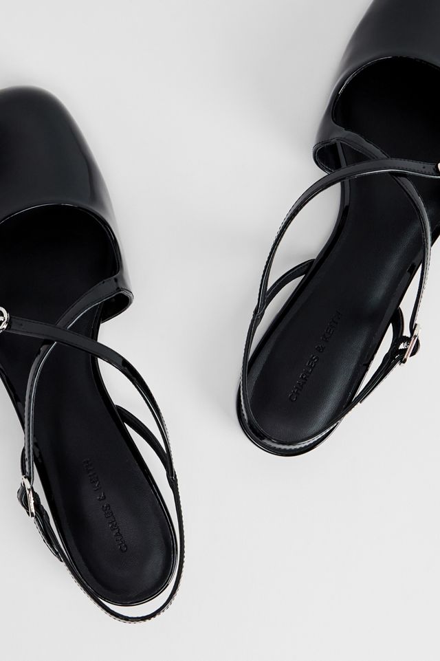 Charles & Keith Scarpe Mary Jane Aperte Nere #3