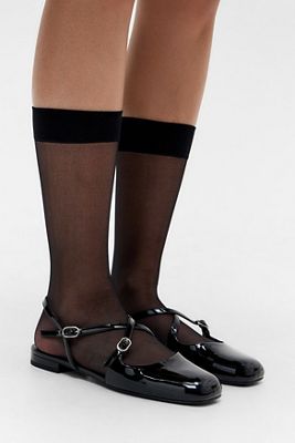 Charles & Keith Scarpe Mary Jane Aperte Nere