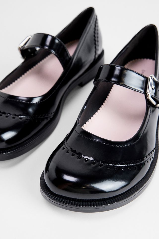 Charles & Keith Black Brogue Mary Jane Shoes #3