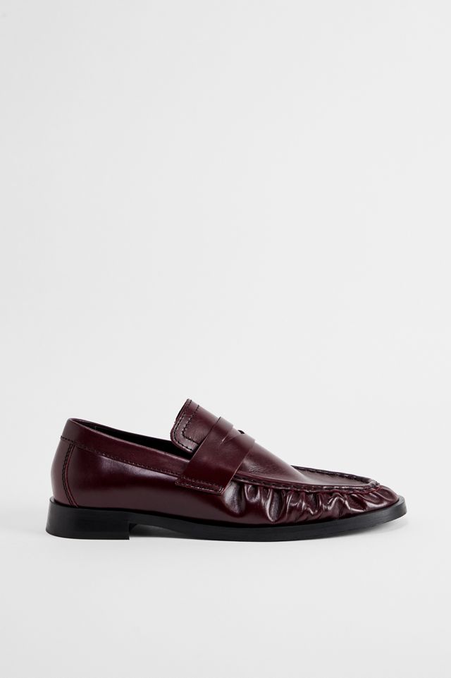 Miista Burgundy Zita Loafers #1