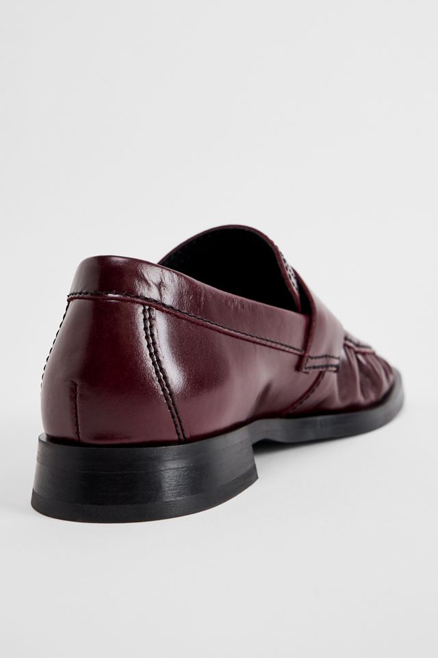 Miista Burgundy Zita Loafers #4