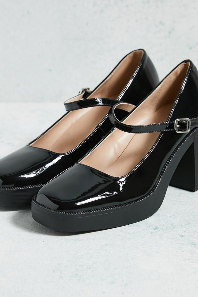 RAID Orna Zapatos Mary Jane de tacón charol #2