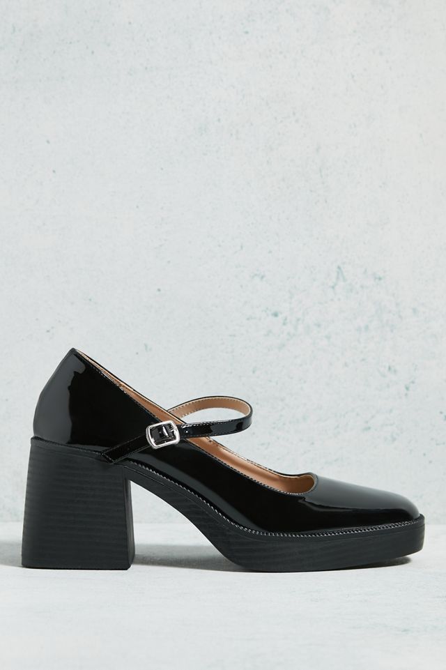 RAID Orna Zapatos Mary Jane de tacón charol #3
