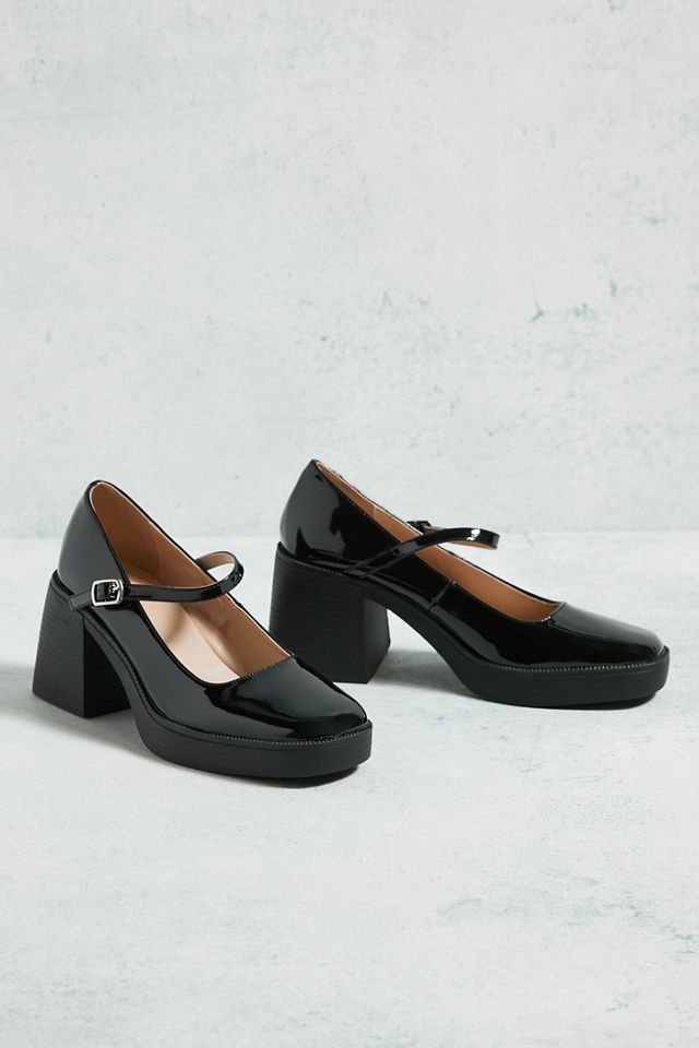 RAID Orna Zapatos Mary Jane de tacón charol #5