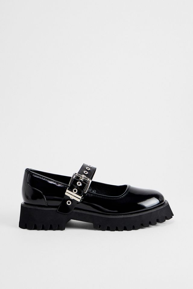 Zapatos Mary Jane Ailany Negro Raid #2