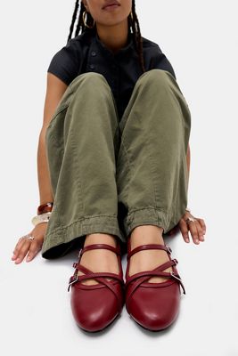 Chaussures ballerines Maisy bordeaux RAID
