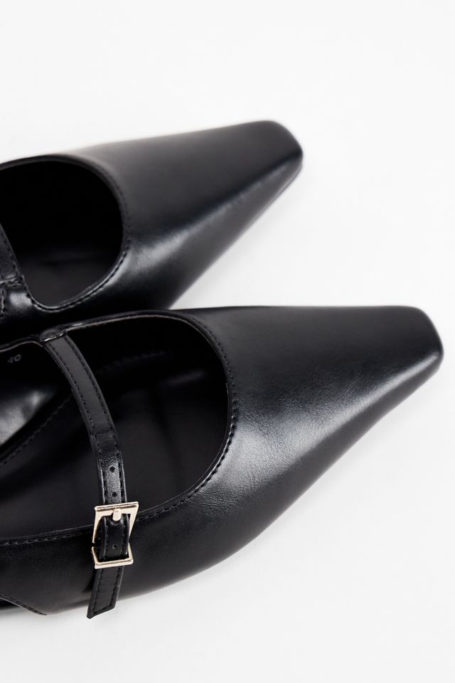 RAID Black Casta Slingback Shoes #3