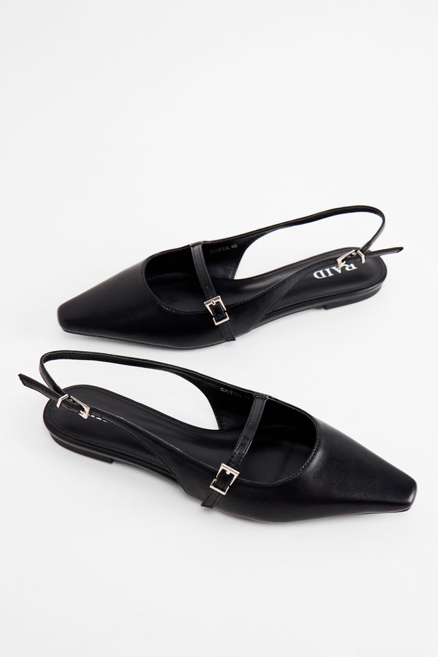 RAID Black Casta Slingback Shoes #1