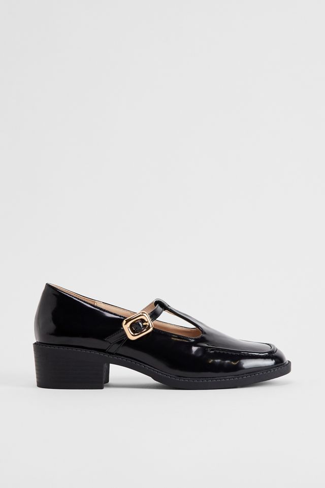 RAID Schwarze Celinna T-Steg Mary Jane Schuhe #1
