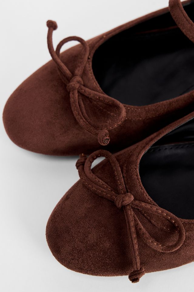RAID Brown Natalya Ballerina Shoes #3