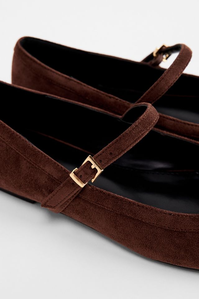 RAID Brown Natalya Ballerina Shoes #4