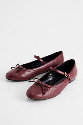 RAID Burgundy Natalya Ballet Flats