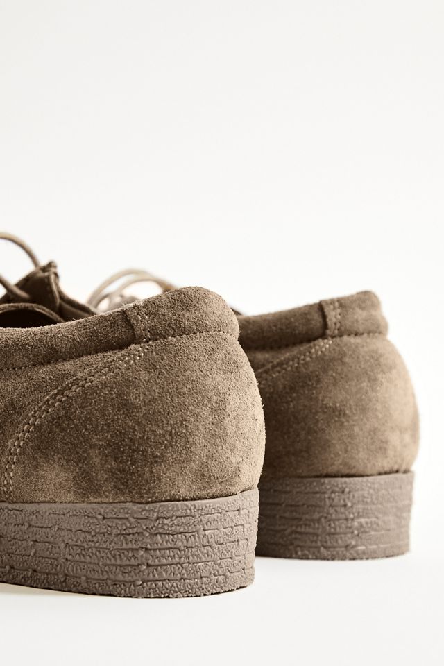 UO The Moc Taupe Lace-Up Suede Shoes  #5