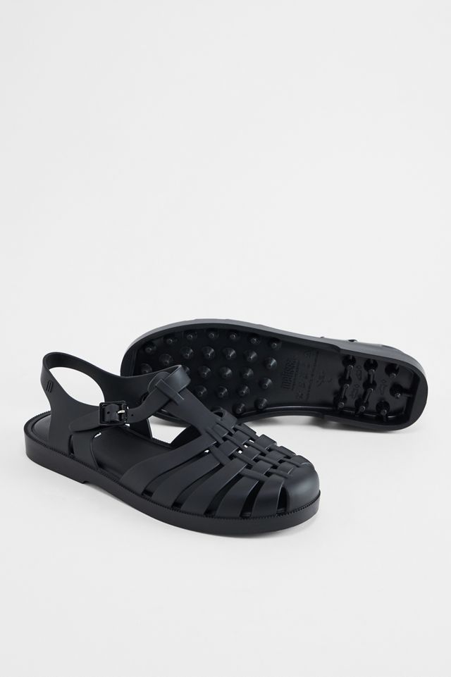 Melissa Black Jelly Fisherman Sandals #1