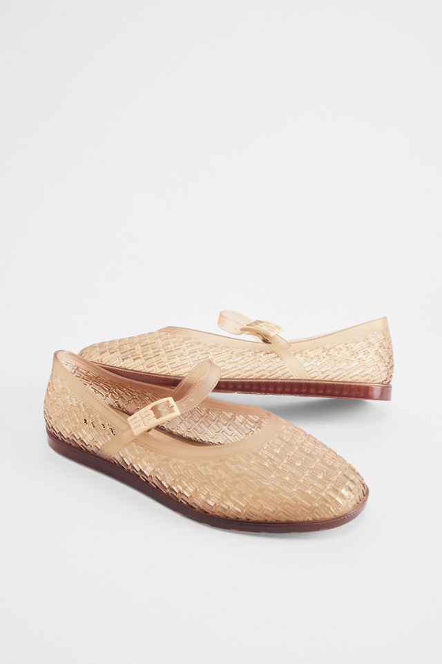 Melissa Beige Jelly Ballet Shoes #1