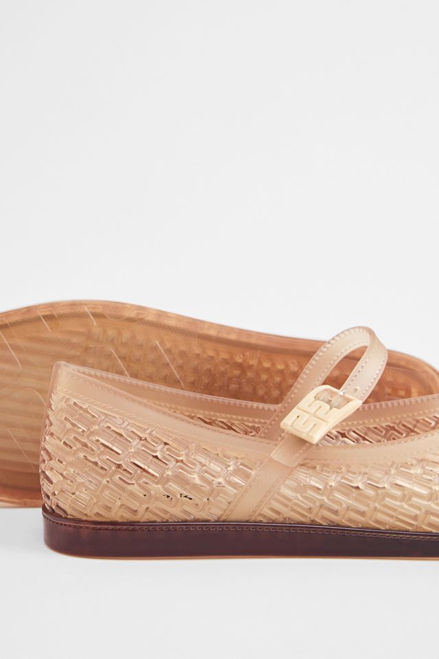 Melissa Beige Jelly Ballet Shoes #2