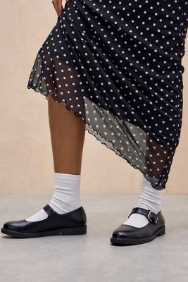 UO Schwarze Mila Mary Jane Schuhe