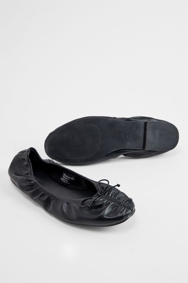 Ballerines noires UO Darcy froncées #1