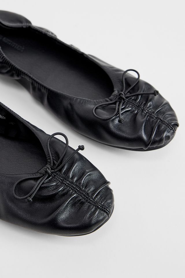 Ballerines noires UO Darcy froncées #3