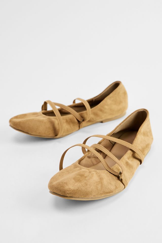 UO Tan Venus Riemen-Ballerinas #1