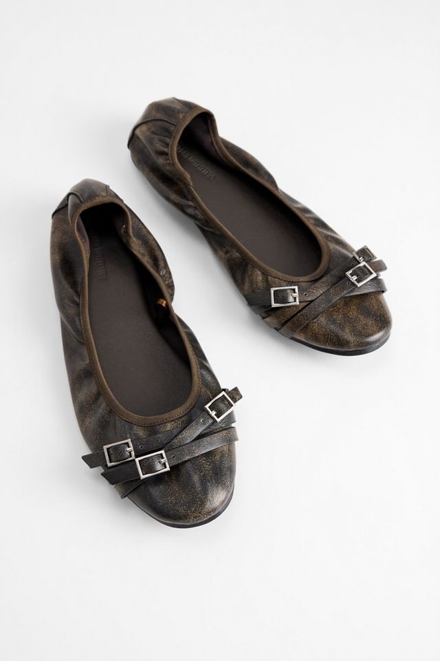 UO Braune Lisbon Ballerinas #1