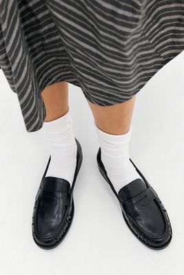 UO Black Lyla Loafers