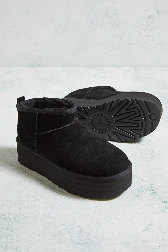 UGG - Bottes compensées Classic Ultra-Mini noires #2