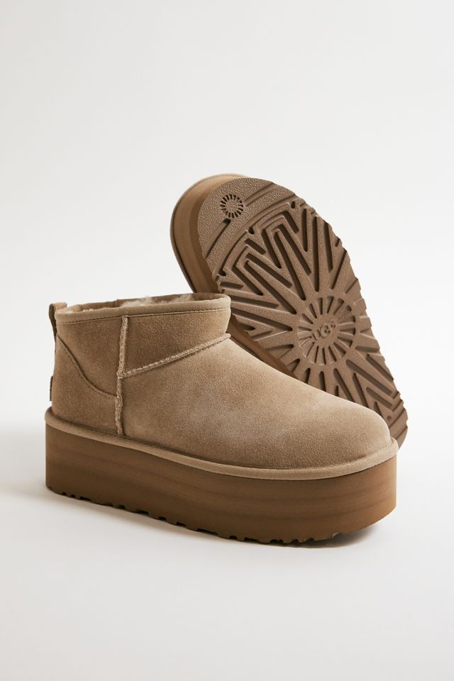 UGG Sand Classic Ultra-Mini Platform Boots #1