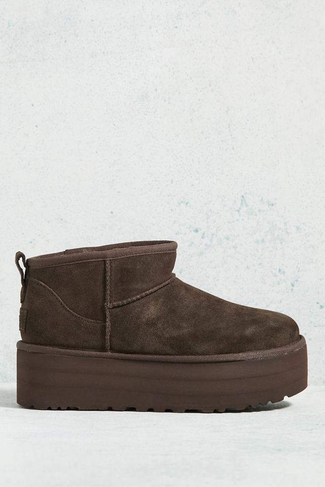 UGG Burnt Cedar Classic Ultra-Mini Platform Boots | Urban